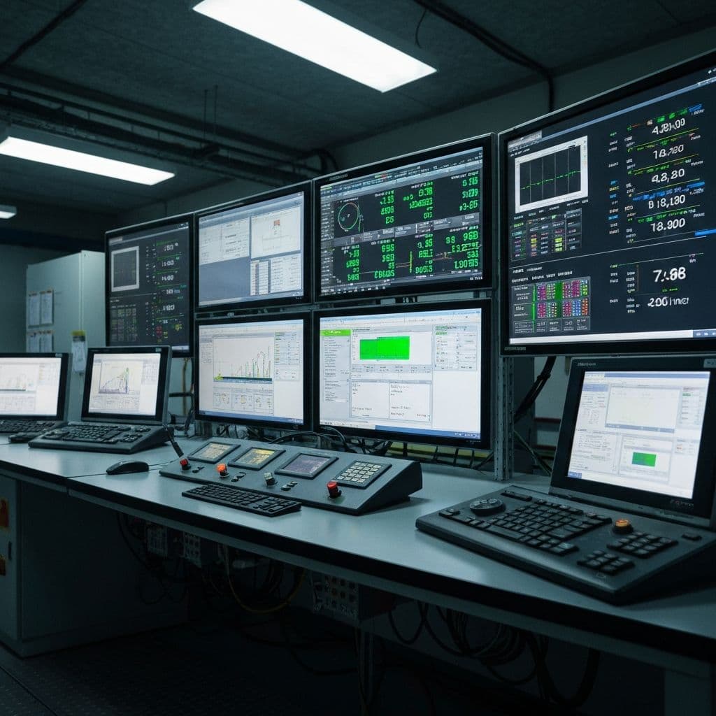 Boiler Control Room with PID Systems