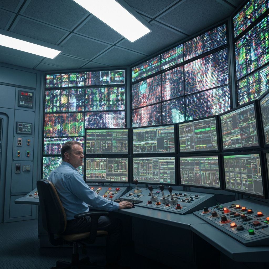 Karachi Electric Control Room with Mosaic Panels