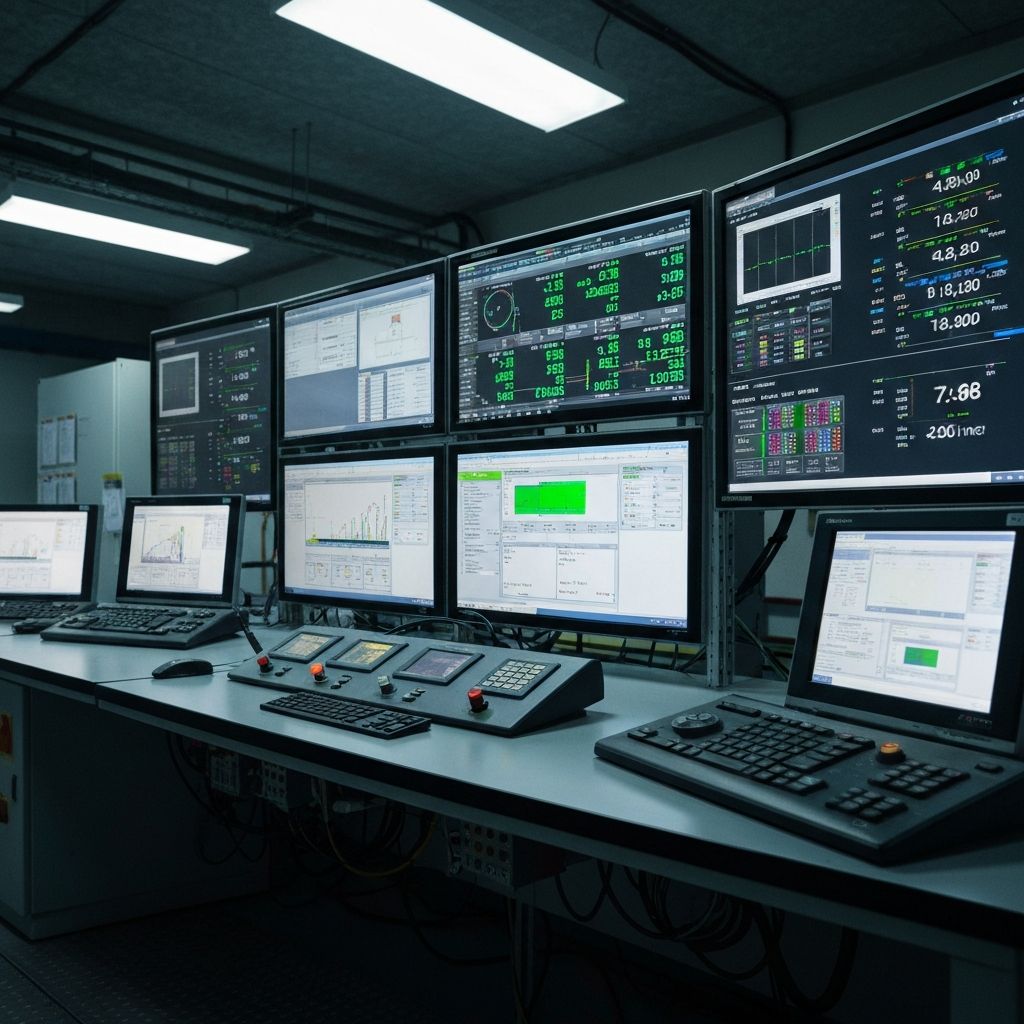 Boiler Control Room with PID Systems